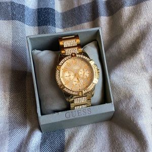 Guess Men’s Gold-Toned Stainless Steel Watch